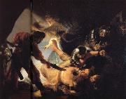 Rembrandt van rijn, The Blinding of Samson